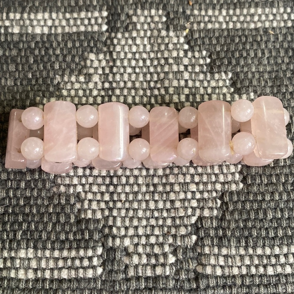 Genuine Rose quartz bracelet